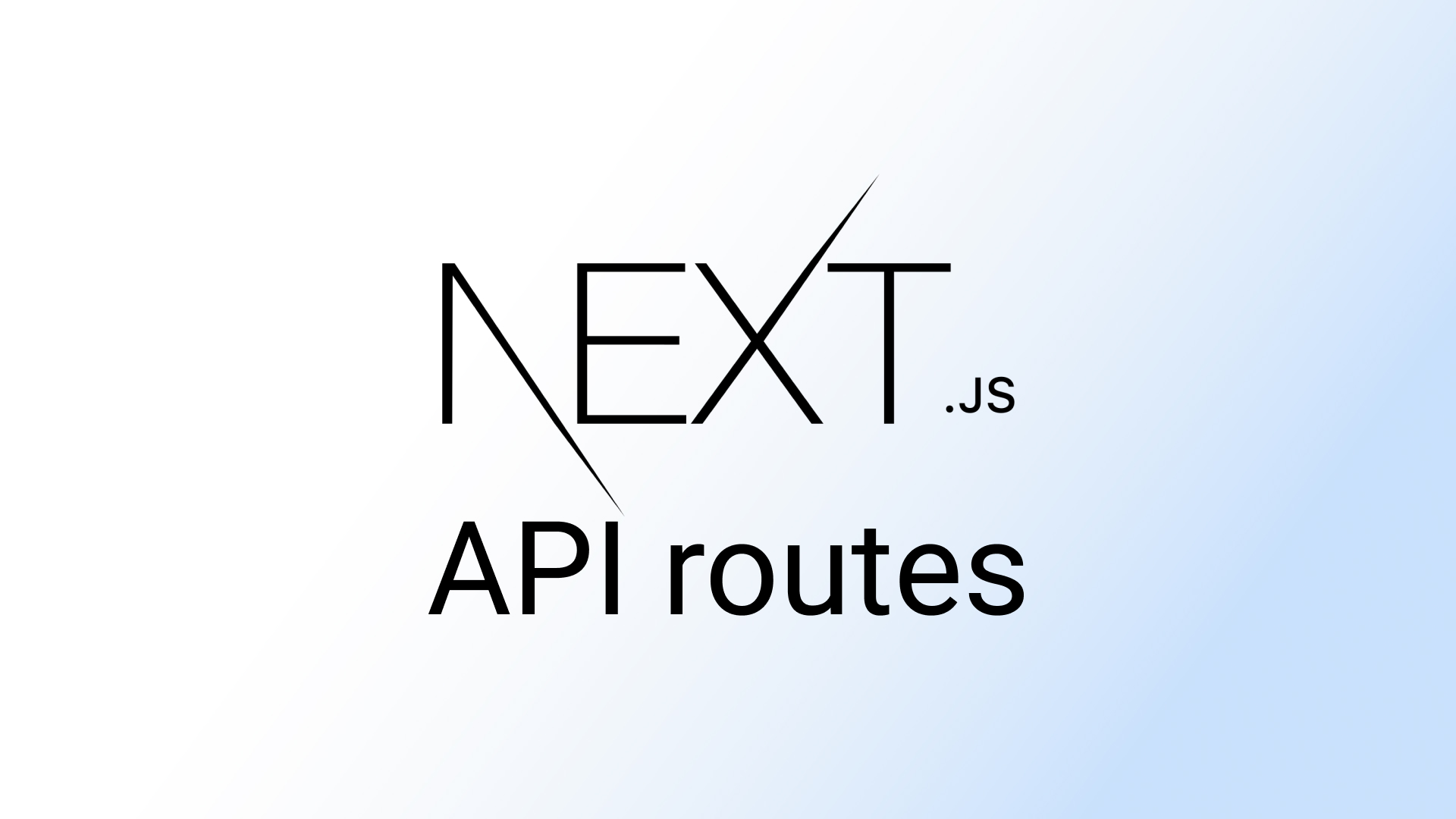 Next js API Routes