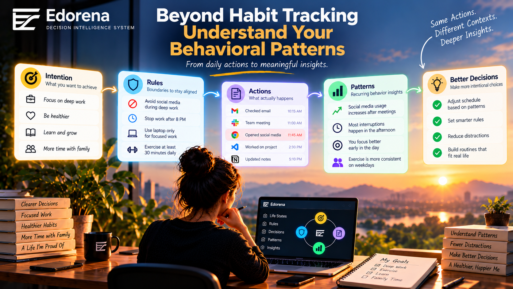 Beyond Habit Tracking: Understand Your Behavioral Patterns | Edorena